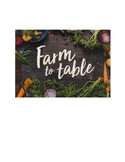 Agriculture Farm to Table Course outline and activities