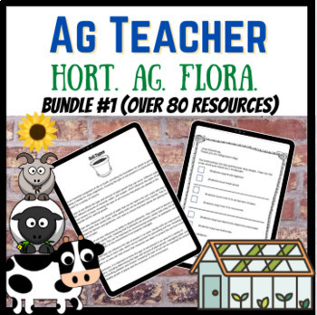 Preview of Agriculture Floriculture, Horticulture Mega Resource Bundle #1
