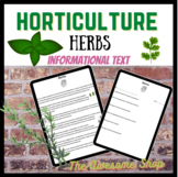 Agriculture HERBS Informational Text: Inclusion Level Hort