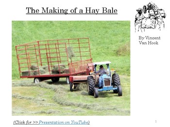 Preview of Agriculture Hay Farming eBook and ppt Biology Grade 7-10
