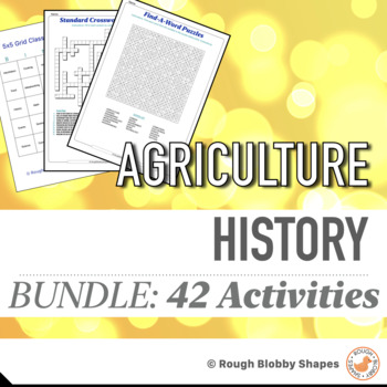 Preview of Agriculture - History - Bundle