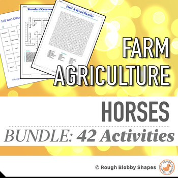 Preview of Agriculture - Horses - Bundle