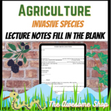 Agriculture Invasive Species Lecture Note Matrix