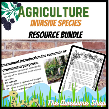 Preview of Agriculture Invasive Species Resource Bundle for Middle and High School