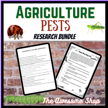 Preview of Agriculture Pest Management Activity Resource Bundle Horticulture