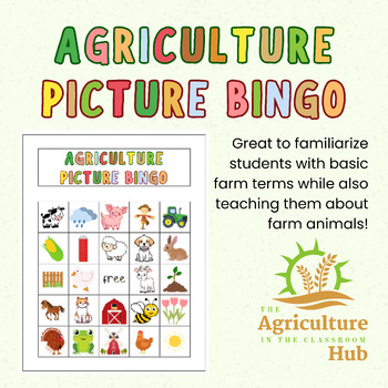 Preview of Agriculture Picture Bingo