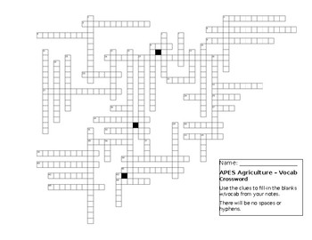 Science Review Crossword Puzzle Worksheets Teaching Resources Tpt