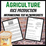 Agriculture Rice Production Informational Text W/Comprehen