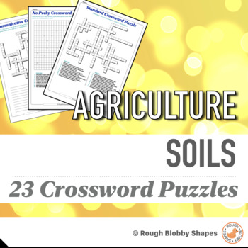 Preview of Agriculture - Soils - Crosswords