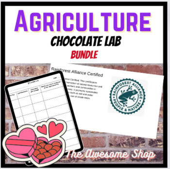 Preview of Agriculture Sustainable Valentine's Day W/ Chocolate Lab and Slides