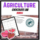 Agriculture Sustainable Valentine's Day W/ Chocolate Lab a