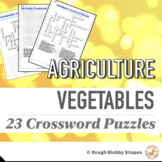 Agriculture - Vegetables - Crosswords