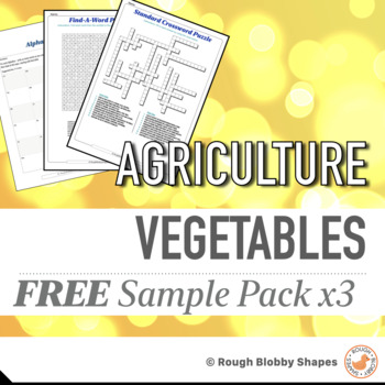 Preview of Agriculture - Vegetables -  Free Sample Pack