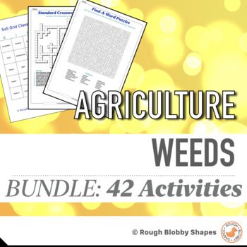 Preview of Agriculture - Weeds - Bundle
