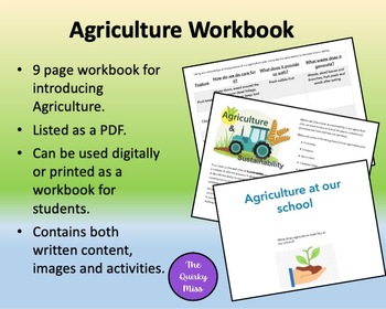 Preview of Agriculture Workbook