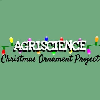 Preview of Agriscience Christmas Ornament Project
