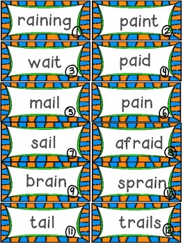 Ai Words Pack Freebie by The Polka Dotted Classroom | TPT