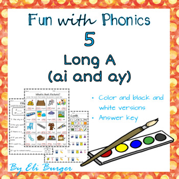 Preview of Ai and Ay Worksheets - Fun with Phonics!