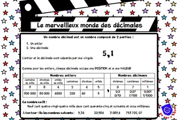Preview of Aide-mémoire sur les décimales
