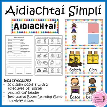 Preview of Aidiachtaí Simplí - Display and Activities