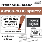 French Verbe Aimer Sports - Les Sports - Print & Digital -