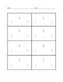 AimsWeb 6-8 Number Sense Fluency - Triads Practice - 7 Sheets