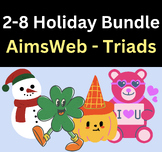 AimsWeb Triads Grades 2-8 HOLIDAY Bundle for Number Sense Fluency