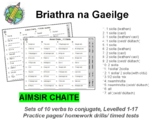 Aimsir Chaite Briathra Drills