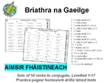 Aimsir Fháistineach Briathra Drills