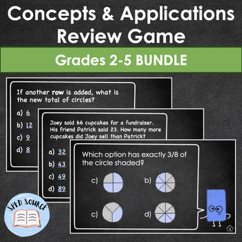 Preview of Aimsweb Concepts & Applications (MCAP) Practice Games! (BUNDLE)