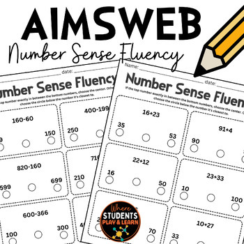 Preview of Aimsweb Number Sense Fluency