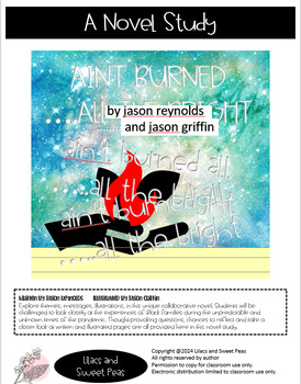 Preview of Ain't Burned All The Bright- A Novel Study