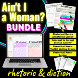 Ain't I a Woman? by Sojourner Truth | Rhetoric and Diction BUNDLE