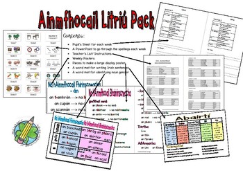 Preview of Ainmfhocail Litriú Pack