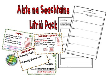 Preview of Aiste na Seachtaine Litriú Pack