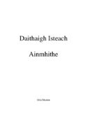 Ainmhithe - Gaeilge. Colouring book as Gaeilge