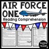 Air Force One Reading Comprehension Worksheet U.S. Preside