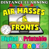 Weather Fronts & Air Masses Guided Reading Passage