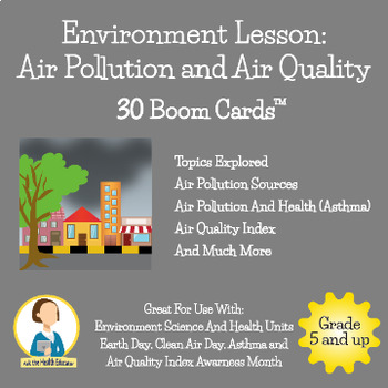Preview of Air Pollution Activity/Earth Science Lesson/Environment Activity/Earth Day