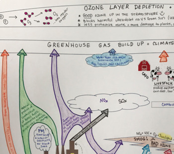 Air Pollution Infographic Foldable Ap Environmental Science Tpt