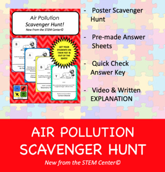 Preview of Air Pollution Scavenger Hunt