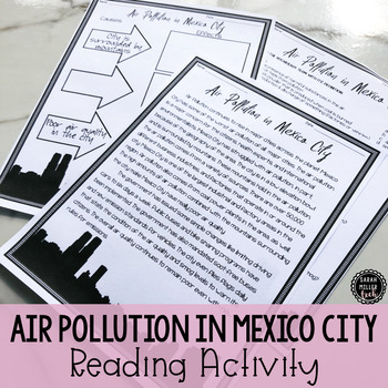 Preview of Air Pollution in Mexico City Reading Activity (SS6G2, SS6G2a) GSE Aligned
