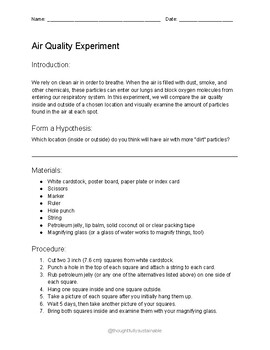 Preview of Air Quality Experiment
