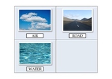 Air, Road, Water - Transport Matching Activity