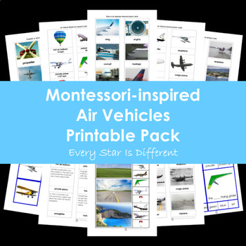 Preview of Air Vehicles Printable Pack