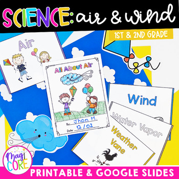 Preview of Air & Wind 1st & 2nd Grade Science Unit Worksheets, Activities, Reading Passage