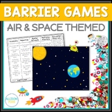 Air & Space Themed Barrier Games Speech Therapy - Speaking