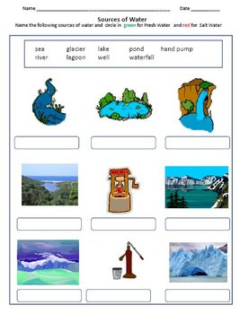 air and water worksheets for grade 2 3 by rituparna