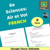 Air et vol 6e Science: Intro activity + Mini-Inquiry: Air 