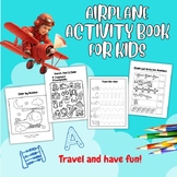 Airplane Activity Book for Preschool Kids
